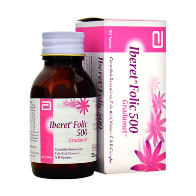 Iberet Folic 500  Tablets 30s