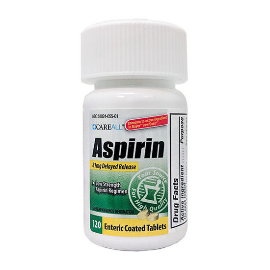 Aspirin 81mg Tablets  120s