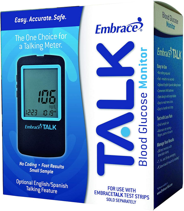 Embrace Talk Blood Glucose Machine