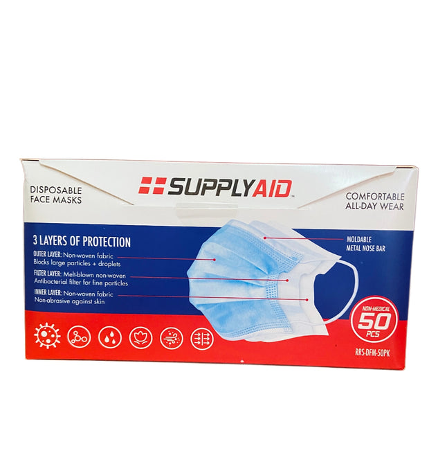 Disposable Facial Masks 50ct