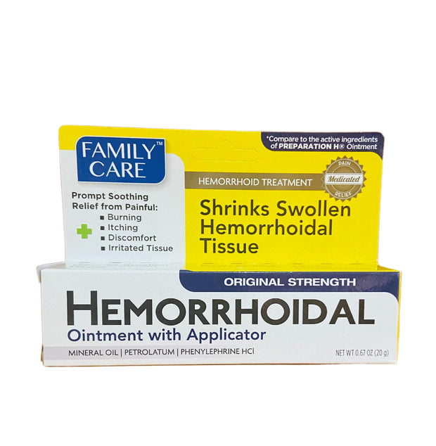Hemorrhoidal Ointment with Applicator (Prepartaion-H Generic)